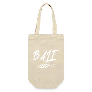 Bali 2024 Heart - Gift Bag for Bottles - nature - Front