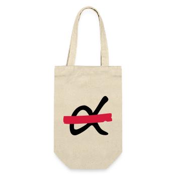 NO Macho logo - Sac à bouteille - nature - Devant