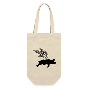 When Flying Wings Flying Pigs Can Fly - Gift Bag for Bottles - nature - Front