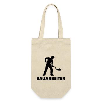 Construction worker construction site 1 - Gift Bag for Bottles - nature - Front