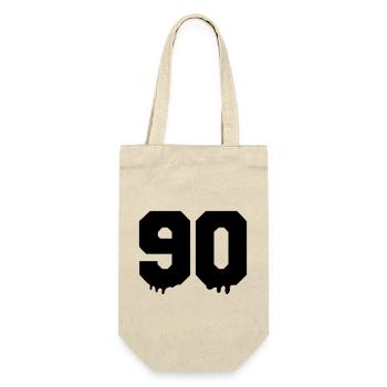 90 - Geschenkbeutel für Flaschen - Natur - Vorne
