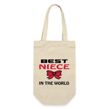 BEST NIECE IN THE WORLD - Sac à bouteille - nature - Devant