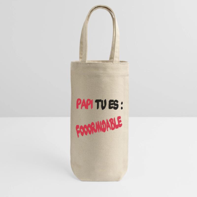 Papi tu es formidable Sac à bouteille