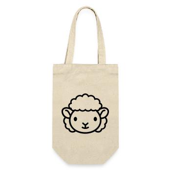 sheep - Gift Bag for Bottles - nature - Front