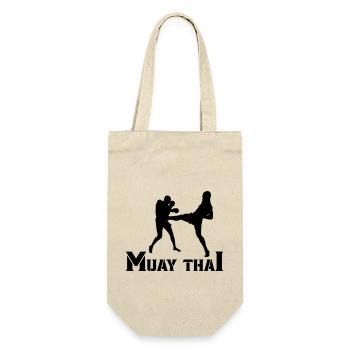 Muay Thai - Gift Bag for Bottles - nature - Front