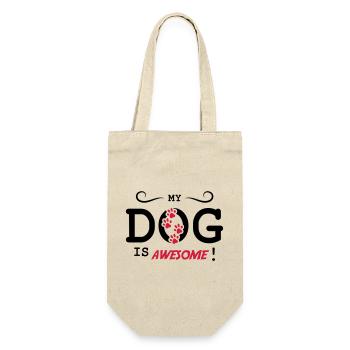 my dog is awesome - Gift Bag for Bottles - nature - Front
