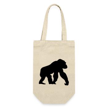 monkey - Gift Bag for Bottles - nature - Front