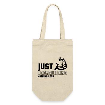 Just Bodybuilding 1 - Gift Bag for Bottles - nature - Front