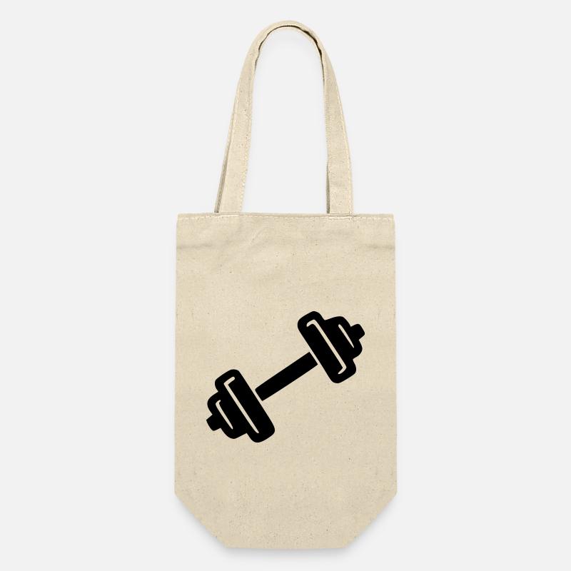 Dumbbell - Gift Bag for Bottles - nature
