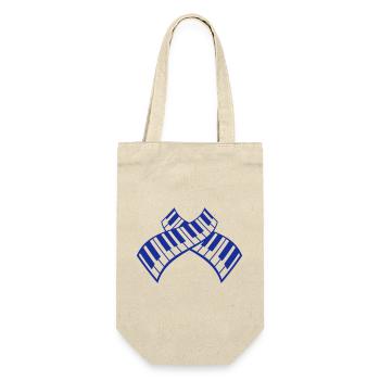 Piano Keys Instrument Playing Classical Music - Gift Bag for Bottles - nature - Front