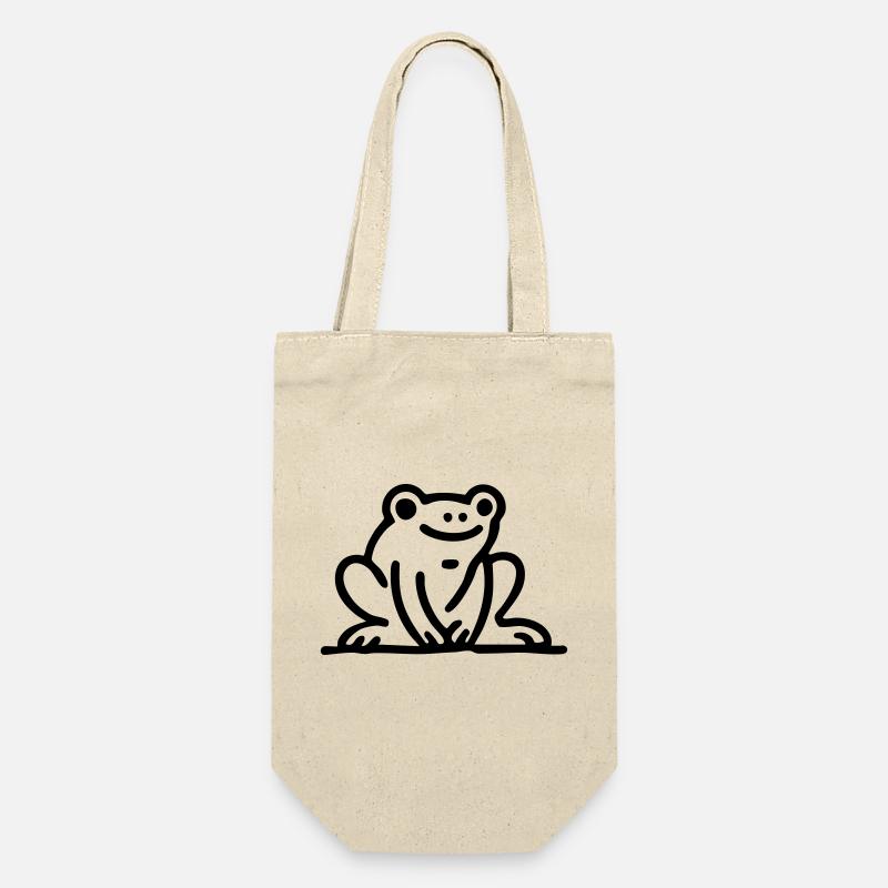 Frog Frog - Gift Bag for Bottles - nature