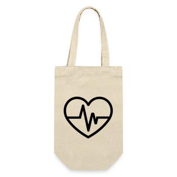 battement de coeur - Sac à bouteille - nature - Devant