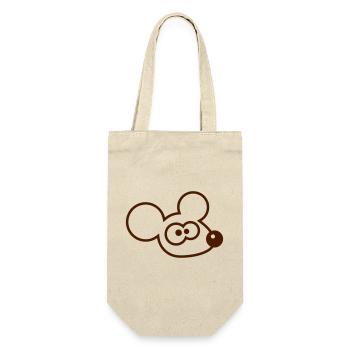 Mouse Mouse Cute Little Rat Rodent Friendly - Gift Bag for Bottles - nature - Front