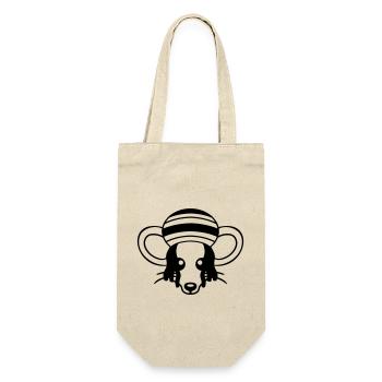 Mouse Raggae Jamaica Hat Rasta Lure Chill Hat - Gift Bag for Bottles - nature - Front