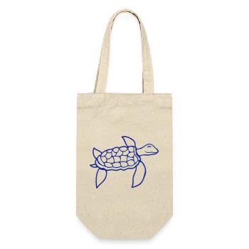 Water turtle cute cute swimming happily - Gift Bag for Bottles - nature - Front
