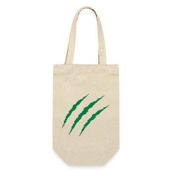 krallen - Geschenkbeutel für Flaschen - Natur - Vorne