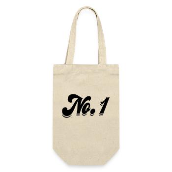 No. 1 - Geschenkbeutel für Flaschen - Natur - Vorne