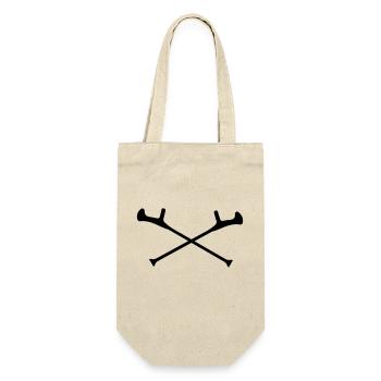 Krücken - Gift Bag for Bottles - nature - Front