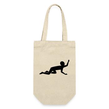 crawling_man - Gift Bag for Bottles - nature - Front