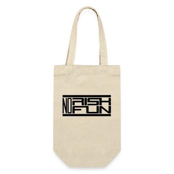 bar no risk no fun claim risk danger - Gift Bag for Bottles - nature - Front