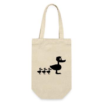 Duck Family - Gift Bag for Bottles - nature - Front