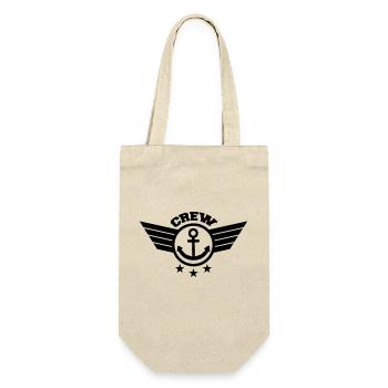 Anchor Crew - Geschenkbeutel für Flaschen - Natur - Vorne