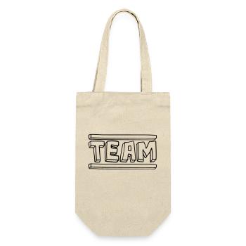 comic cartoon bar logo party group brushstric - Gift Bag for Bottles - nature - Front