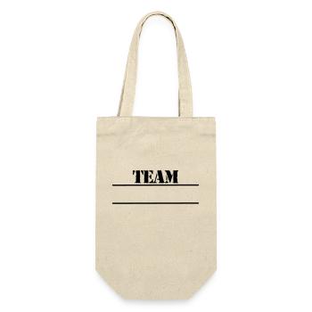Team Design - Gift Bag for Bottles - nature - Front