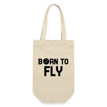 Glider Glider Glider Pilot Pilot - Gift Bag for Bottles - nature - Front