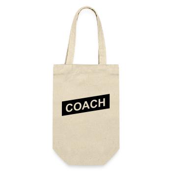 coach black up - Gift Bag for Bottles - nature - Front