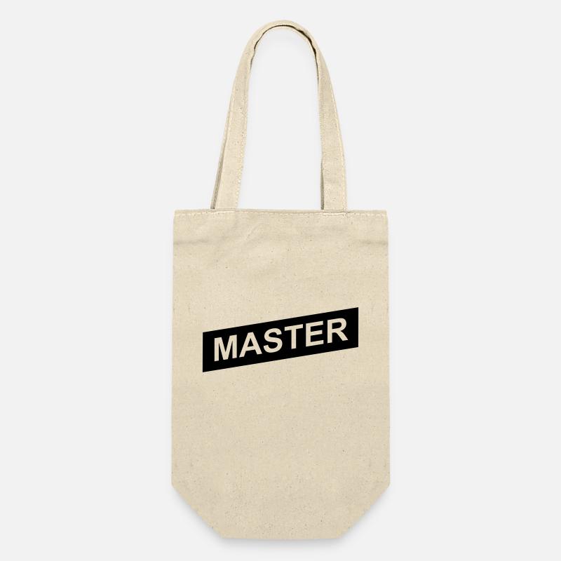 master black up - Geschenkbeutel für Flaschen - Natur