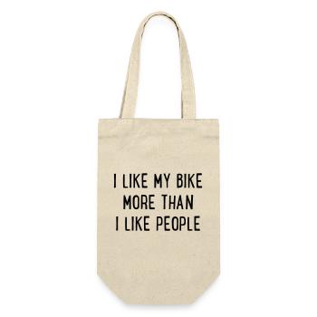 Bicycle - Gift Bag for Bottles - nature - Front