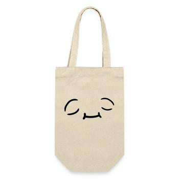 Conception de visage détendue - Sac à bouteille - nature - Devant