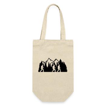 Team 3 wandering - Gift Bag for Bottles - nature - Front