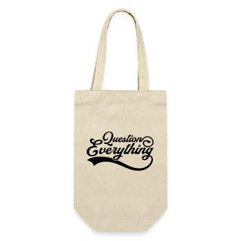 Question everything Cool - Gift Bag for Bottles - nature - Front
