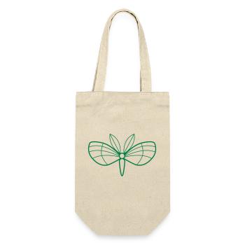 papillon de nuit avec de jolies ailes époustouflantes - Sac à bouteille - nature - Devant