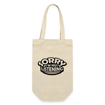 sorry in not listening - Gift Bag for Bottles - nature - Front