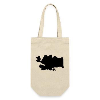 BLACK SPLASH - Geschenkbeutel für Flaschen - Natur - Vorne
