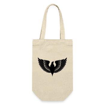 Vogel Flügel Vögel Silhouette Natur Vektor 11 - Geschenkbeutel für Flaschen - Natur - Vorne