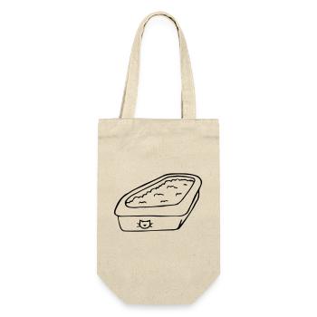 Cat box Stinki Cat Pups - Gift Bag for Bottles - nature - Front