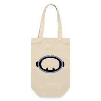 Retro Diving Logo - Sac à bouteille - nature - Devant