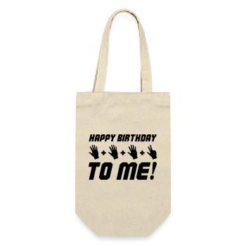 Joyeux anniversaire à moi 18 - Sac à bouteille - nature - Devant