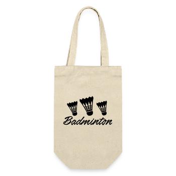 badminton - Gift Bag for Bottles - nature - Front