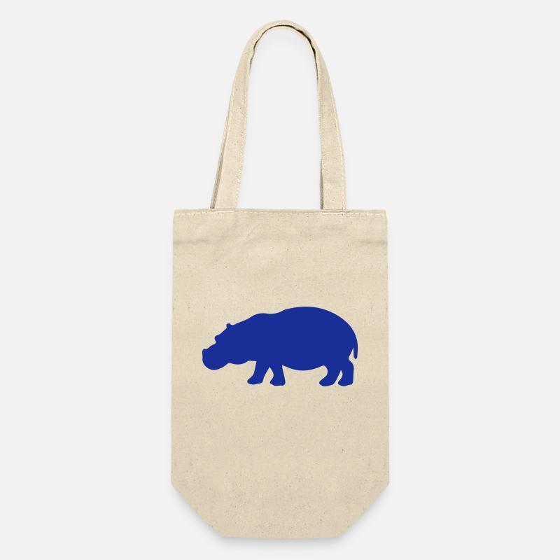 hippopotame - Sac à bouteille - nature