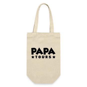 Papa Tours - Gift Bag for Bottles - nature - Front