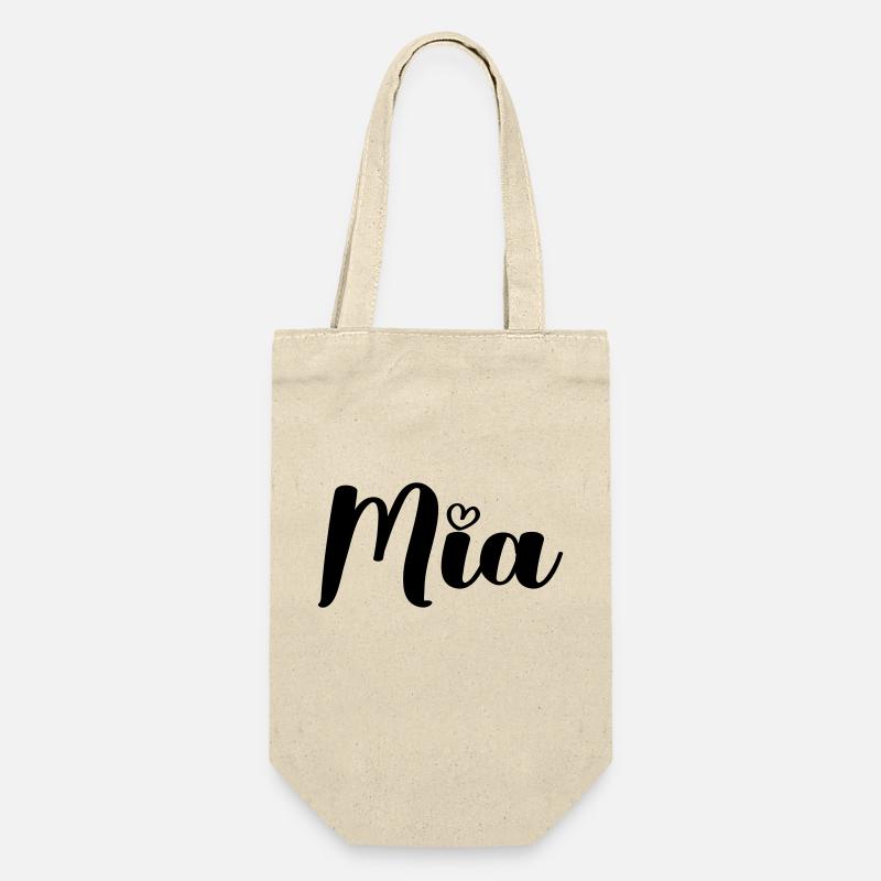 mia - Geschenkbeutel für Flaschen - Natur