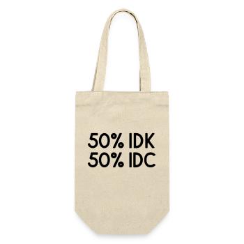 I Dont Know I Dont Care - Gift Bag for Bottles - nature - Front