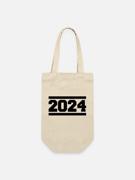 2024 - Geschenkbeutel für Flaschen - Natur