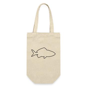 goldfisch 1 - Geschenkbeutel für Flaschen - Natur - Vorne