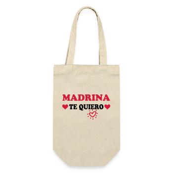 MADRINA Te quiero - Gift Bag for Bottles - nature - Front